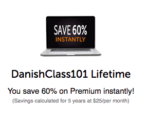 DanishClass101 Coupon Code 60 Screenshot