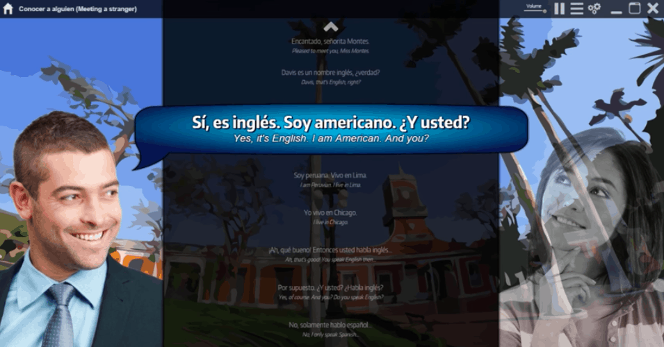 Ouino Spanish Review -- Program Screenshot